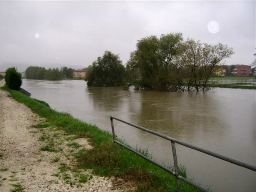 Flood of the river Retrone